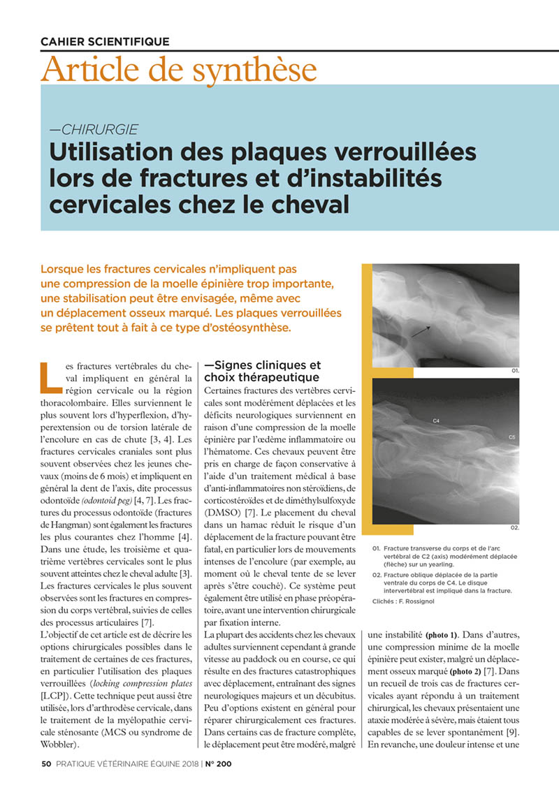 article cahier scientifique