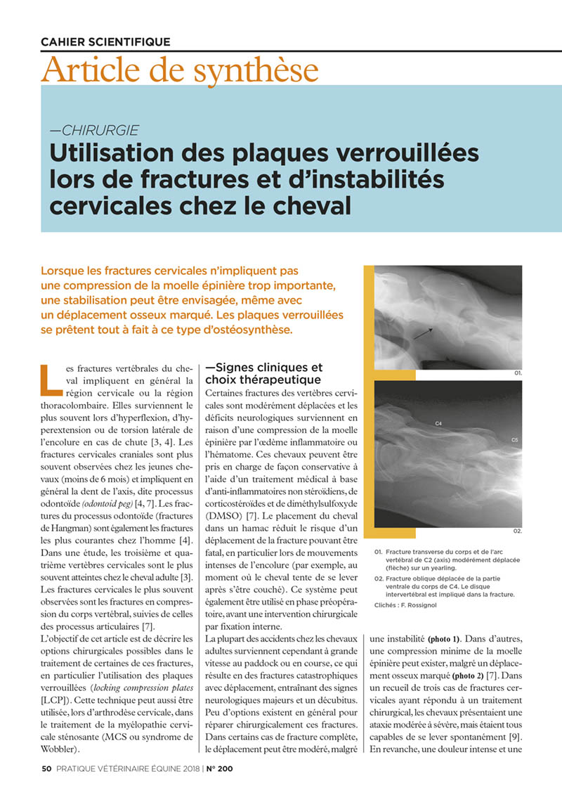 article cahier scientifique